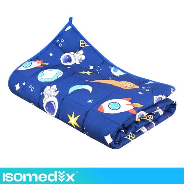 Утяжеленное одеяло Isomedix 100x150 см 3 кг Blue (5900779965836) - Фото 9 Утяжеленное одеяло Isomedix 100x150 см 3 кг Blue (5900779965836) - изображение 9