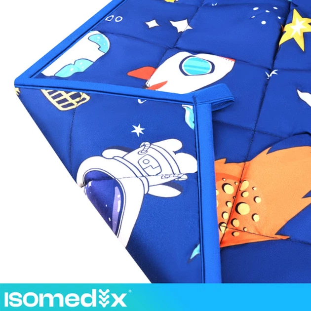 Утяжеленное одеяло Isomedix 100x150 см 3 кг Blue (5900779965836) - Фото 11 Утяжеленное одеяло Isomedix 100x150 см 3 кг Blue (5900779965836) - изображение 11