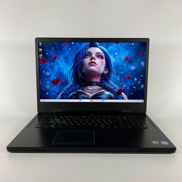 Ігровий ноутбук Dell G7 7790 / 17.3" (1920x1080) IPS / Intel Core i7-9750H (6 (12) ядер по 2.6 - 4.5 GHz) / 16 GB DDR4 / 512 GB SSD / nVidia GeForce RTX 2060, 6 GB GDDR6, 192-bit / WebCam б/в + Подарунок Бездротова миша / USB - Фото 2 Ігровий ноутбук Dell G7 7790 / 17.3" (1920x1080) IPS / Intel Core i7-9750H (6 (12) ядер по 2.6 - 4.5 GHz) / 16 GB DDR4 / 512 GB SSD / nVidia GeForce RTX 2060, 6 GB GDDR6, 192-bit / WebCam б/в + Подарунок Бездротова миша / USB - зображення 2