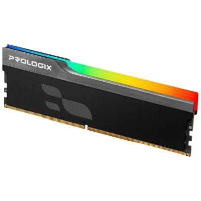 Модуль пам'яті для комп'ютера DDR4 8GB 3200 MHz Onyx Black RGB Prologix (PRO8GB3200YBR4) - зображення 5