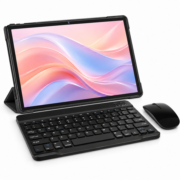 Планшет 10.1" Deertime E15 6+14/128Gb 8 ядер Android 14 6000 mAh + миша і клавіатура - изображение 4
