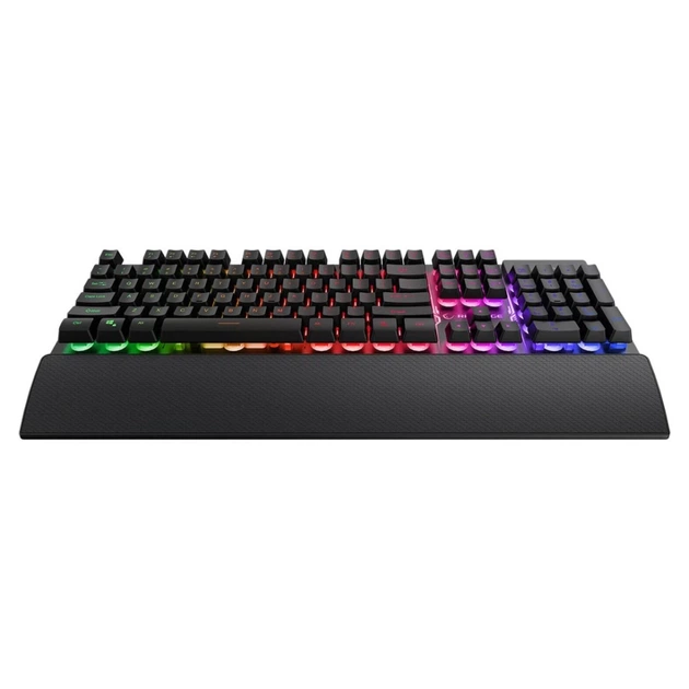 Комплект клавиатура + мышь Rampage Fortuna игровой с ковриком 12800 DPI Black (8680096148873) - Фото 3 Комплект клавиатура + мышь Rampage Fortuna игровой с ковриком 12800 DPI Black (8680096148873) - изображение 3