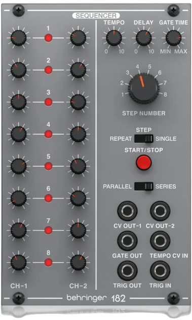 Sekwencer analogowy Behringer System 100 182 SEQUENCER - Zdjęcie 1 Sekwencer analogowy Behringer System 100 182 SEQUENCER - obraz 1