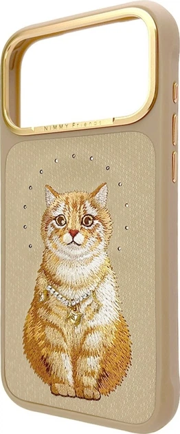 Etui do smartfona Apple iPhone 18 Pro Max/iPhone 17 Pro Max Nimmy Lucky Fashion Cat MagSafe Brown (6980002140758) - obraz 2