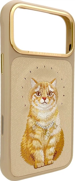 Etui do smartfona Apple iPhone 18 Pro Max/iPhone 17 Pro Max Nimmy Lucky Fashion Cat MagSafe Brown (6980002140758) - obraz 3