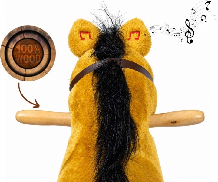 Іграшковий коник-гойдалка Milly Mally Teddy Світло-коричневий (5907090701419) - зображення 9