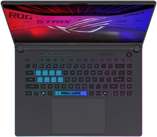 Laptop ASUS ROG Strix G16 G615LW 90NR0LG1-M003B0 16" IPS 2.5K 240Hz / Intel Core Ultra 9 275HX / RAM 32 GB / SSD 2 TB / NVIDIA GeForce RTX 5080 / Windows 11 Home / Eclipse Gray (4711387940792) - Zdjęcie 2 Laptop ASUS ROG Strix G16 G615LW 90NR0LG1-M003B0 16" IPS 2.5K 240Hz / Intel Core Ultra 9 275HX / RAM 32 GB / SSD 2 TB / NVIDIA GeForce RTX 5080 / Windows 11 Home / Eclipse Gray (4711387940792) - obraz 2