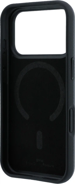 Etui do smartfona Apple iPhone 18 Pro Max/iPhone 17 Pro Max BMW Sign Kevlar Metal Logo MagSafe Anthracite (3666339665630) - obraz 7