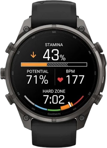 Smartwatch Garmin Fenix 9 Pro 47 mm inReach Carbon Gray DLC Titanium with Black/Pebble Grey Silicone Band (010-04336-11) - Zdjęcie 6 Smartwatch Garmin Fenix 9 Pro 47 mm inReach Carbon Gray DLC Titanium with Black/Pebble Grey Silicone Band (010-04336-11) - obraz 6