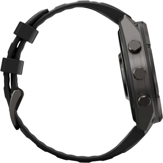 Smartwatch Garmin Fenix 9 Pro 47 mm inReach Carbon Gray DLC Titanium with Black/Pebble Grey Silicone Band (010-04336-11) - Zdjęcie 7 Smartwatch Garmin Fenix 9 Pro 47 mm inReach Carbon Gray DLC Titanium with Black/Pebble Grey Silicone Band (010-04336-11) - obraz 7