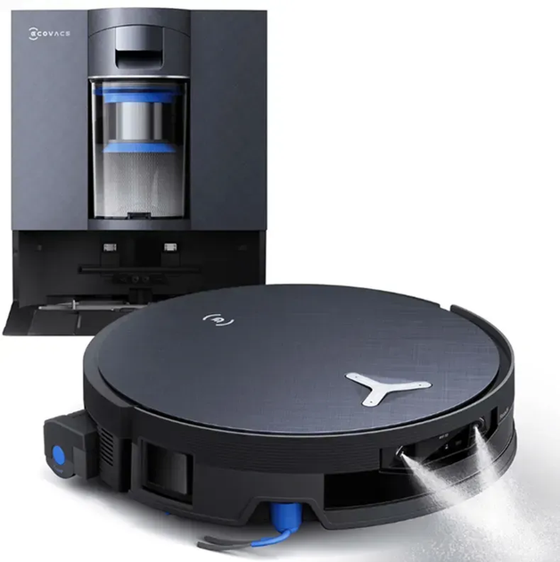 Робот-пылесос Ecovacs Deebot X12 Omni Cyclone Black (6943757619238) - Фото 2 Робот-пылесос Ecovacs Deebot X12 Omni Cyclone Black (6943757619238) - изображение 2