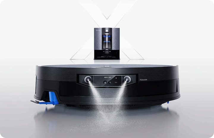 Робот-пылесос Ecovacs Deebot X12 Omni Cyclone Black (6943757619238) - Фото 5 Робот-пылесос Ecovacs Deebot X12 Omni Cyclone Black (6943757619238) - изображение 5