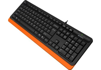 Комплект клавиатуры и мыши A4tech Fstyler F1010 USB Черно-оранжевый (F1010) - изображение 3