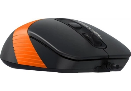 Комплект клавиатуры и мыши A4tech Fstyler F1010 USB Черно-оранжевый (F1010) - изображение 4