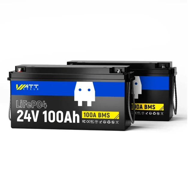 Акумуляторна батарея WattCycle 24V 100Ah LiFePO4 - изображение 2