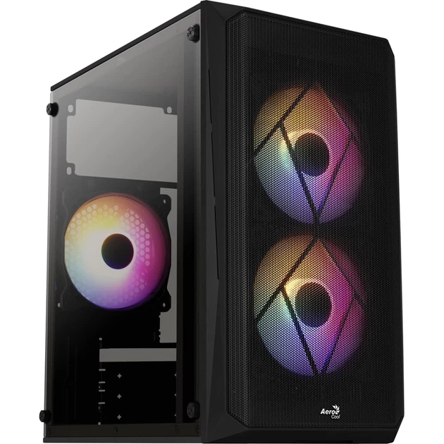 Корпус Aerocool GS CS-107-A-BK-v2 FRGB Black (4710562759389) - изображение 2