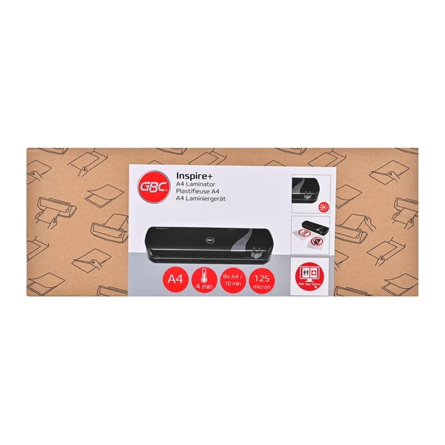 Ламінатор ACCO GBC Inspire+ A4 Black (5028252502719) - Фото 5 Ламінатор ACCO GBC Inspire+ A4 Black (5028252502719) - зображення 5
