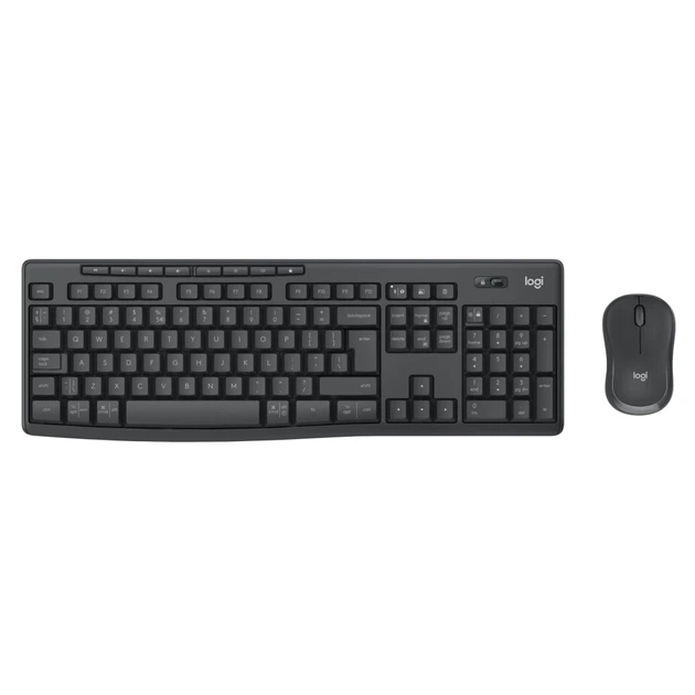Комплект клавиатура + мышь Logitech MK370 Combo for Business беспроводной US раскладка Graphite (5099206113060) - Фото 2 Комплект клавиатура + мышь Logitech MK370 Combo for Business беспроводной US раскладка Graphite (5099206113060) - изображение 2