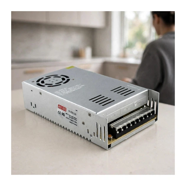 Блок живлення XPRO 46651-24v20a 24V, 20A, 140×75×35 мм, 680 г (46651-24v20a_910) - изображение 3