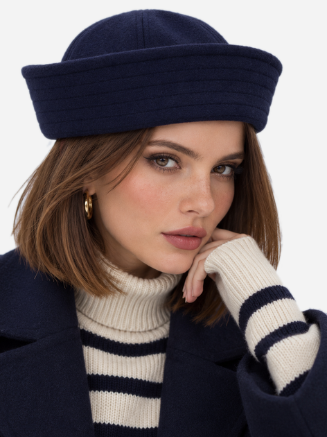 Капелюх жіночий Vilss Sailor Collare2 empty VL-2232-096-E-S 56-57 см Темно-синій - Фото 1 Капелюх жіночий Vilss Sailor Collare2 empty VL-2232-096-E-S 56-57 см Темно-синій - зображення 1