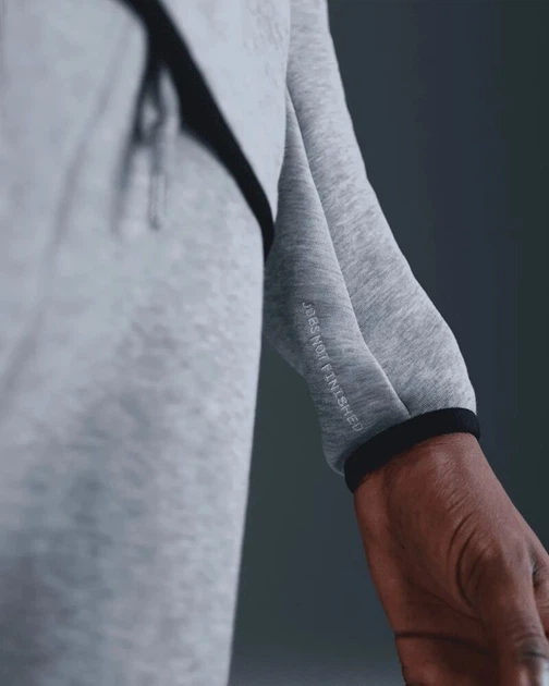 Кофта чоловіча Nike Kobe Tech Fleece Full-Zip Windrunner L Сірий IB2713-063 - Фото 8 Кофта чоловіча Nike Kobe Tech Fleece Full-Zip Windrunner L Сірий IB2713-063 - зображення 8