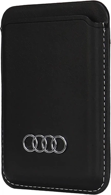 Magnetyczny portfel Audi Synthetic Leather Wallet Card Slot Black with MagSafe (6955250228022) - obraz 3