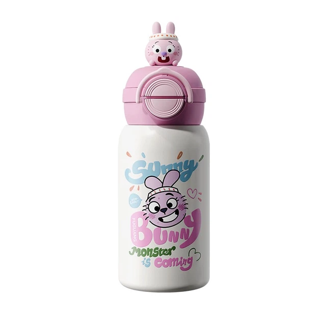 Детская термобутылка Fuguang Love Monster с трубочкой 580 мл Pink (WFZ1309-580) - Фото 1 Детская термобутылка Fuguang Love Monster с трубочкой 580 мл Pink (WFZ1309-580) - изображение 1