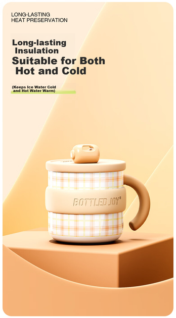 Термокружка BOTTLED JOY Ton Ton 450 мл Gold Coin - изображение 6