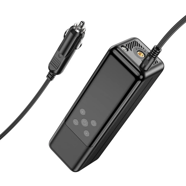 Автомобільний насос HOCO ZP5 May smart air pump Black - зображення 3