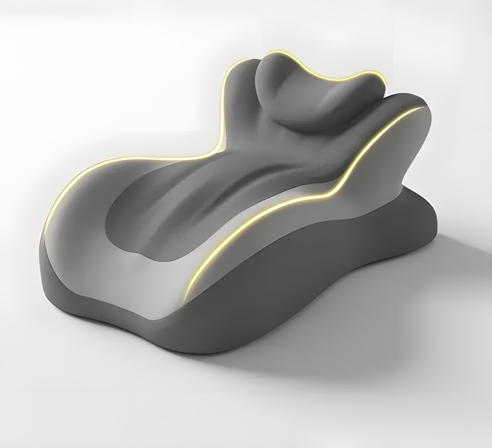 Ергономічна клинуватий подушка з memory foam для шиї, спини та ніг - Фото 1 Ергономічна клинуватий подушка з memory foam для шиї, спини та ніг - зображення 1