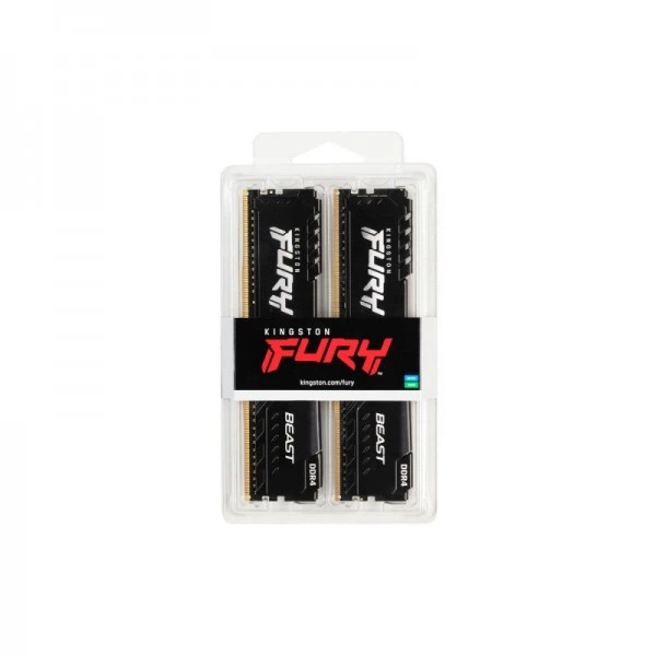 Оперативна пам'ять Kingston FURY 64 GB (4x16GB) DDR4 3200 MHz Beast (KF432C16BB1K4/64) - изображение 3
