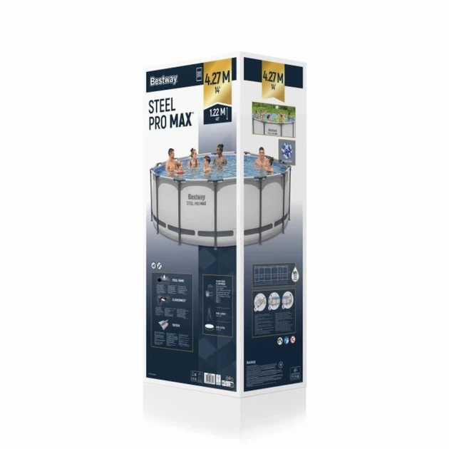Каркасний басейн Bestway 427 x 122 см (6941607327517) - зображення 6