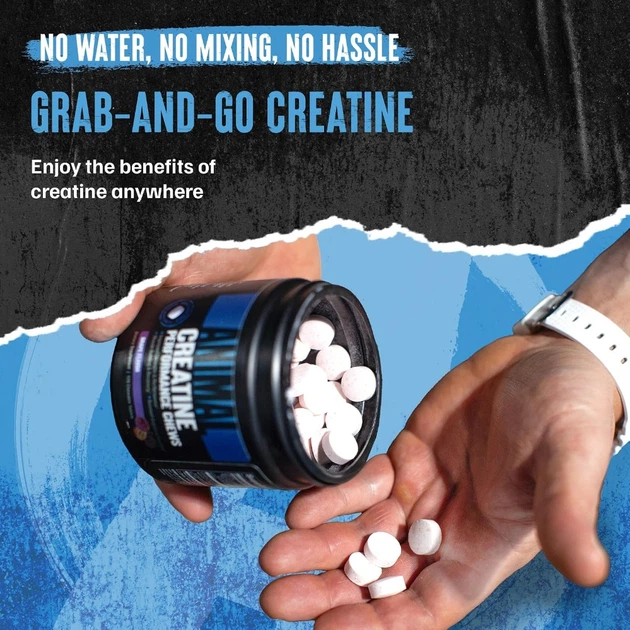 Креатин Animal Creatine Chews 120 tab (Grape) - изображение 3