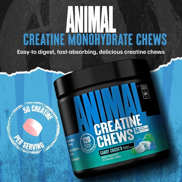 Креатин Animal Creatine Chews 120 tab (Candy Crush'd) - изображение 3