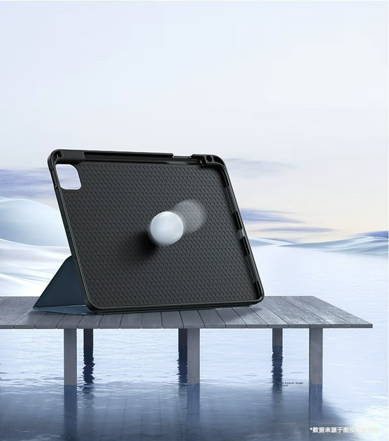 Чехол для планшета Apple iPad Pro 12.9" 2022/2021/2020/2018 Torras Pivot Black (TLSPro6th129BK) - Фото 3 Чехол для планшета Apple iPad Pro 12.9" 2022/2021/2020/2018 Torras Pivot Black (TLSPro6th129BK) - изображение 3
