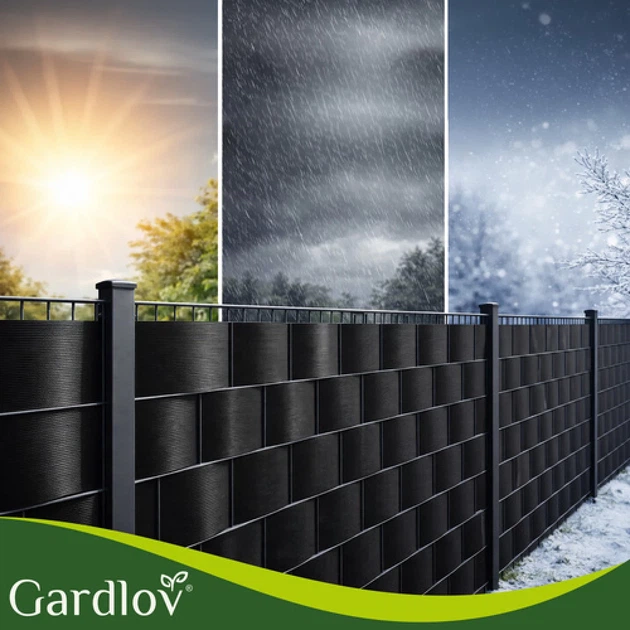 Лента для забора Gardlov 19 см x 26 м 700 г/м² Anthracite (5900779951679) - изображение 10