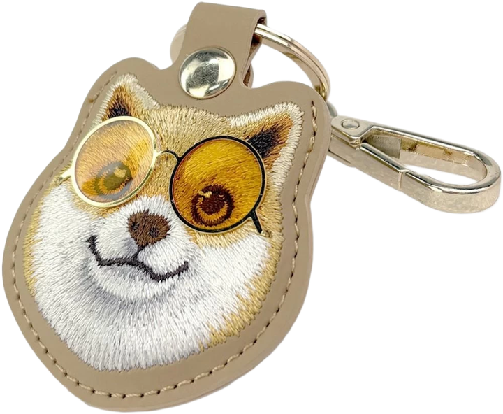 Etui Nimmy Glasses Cool Dog do lokalizatora Brown (6971080316845) - obraz 5