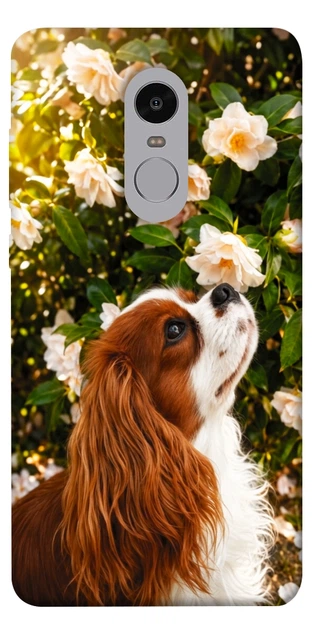 Чехол для Xiaomi Redmi Note 4X с принтом Flower spaniel - Фото 1 Чехол для Xiaomi Redmi Note 4X с принтом Flower spaniel - изображение 1