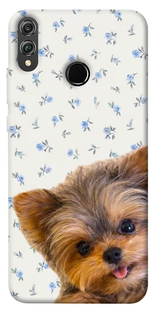 Чехол для Huawei Honor 8X с принтом Cute Yorkie - Фото 1 Чехол для Huawei Honor 8X с принтом Cute Yorkie - изображение 1