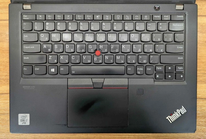 Ультрабук Б-класс Lenovo ThinkPad X13 Gen1 / 13.3" (1920x1080) IPS Touch / Intel Core i7-10610U (4 (8) ядра по 1.8 - 4.9 GHz) / 16 GB DDR4 / 512 GB SSD / Intel UHD Graphics / WebCam / Windows 10 б/у + Подарок Беспроводная мышь / USB - Фото 4 Ультрабук Б-класс Lenovo ThinkPad X13 Gen1 / 13.3" (1920x1080) IPS Touch / Intel Core i7-10610U (4 (8) ядра по 1.8 - 4.9 GHz) / 16 GB DDR4 / 512 GB SSD / Intel UHD Graphics / WebCam / Windows 10 б/у + Подарок Беспроводная мышь / USB - изображение 4