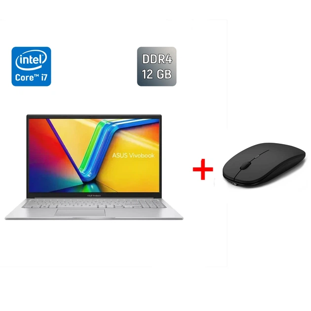 Ультрабук Б-класс Asus VivoBook 15 X532FA / 15.6" (1920x1080) IPS / Intel Core i7-8565U (4 (8) ядра по 1.8 - 4.6 GHz) / 12 GB DDR4 / 256 GB SSD / Intel UHD Graphics 620 / WebCam б/у + Подарок Беспроводная мышь / USB - Фото 1 Ультрабук Б-класс Asus VivoBook 15 X532FA / 15.6" (1920x1080) IPS / Intel Core i7-8565U (4 (8) ядра по 1.8 - 4.6 GHz) / 12 GB DDR4 / 256 GB SSD / Intel UHD Graphics 620 / WebCam б/у + Подарок Беспроводная мышь / USB - изображение 1