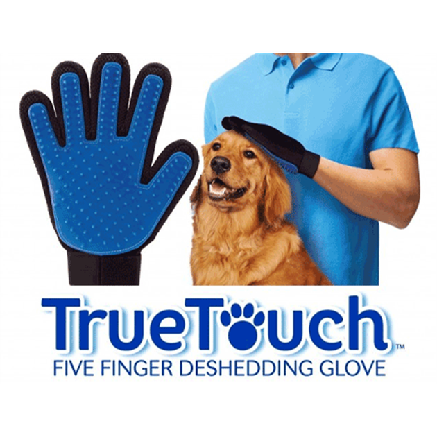 Рукавичка для вичісування шерсті тварин True Touch Тру Тач - зображення 4