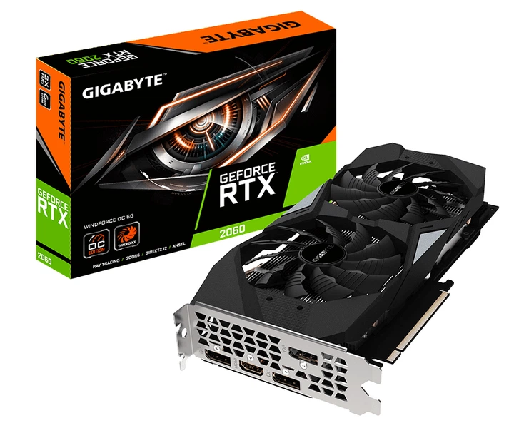G-GEAR IntelCorei-7 9700 RTX2060 メモリ16GB Видеокарта Gigabyte PCI-Ex GeForce RTX 2060 Windforce OC 6GB GDDR6