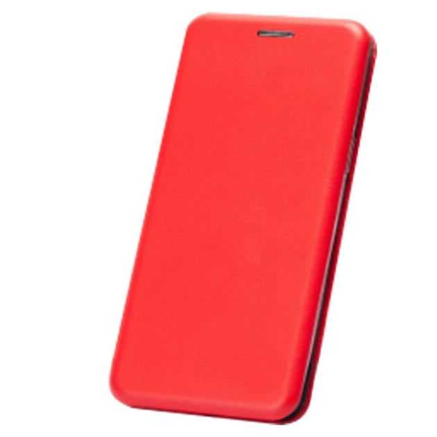 Чехол-книжка классический для Xiaomi Redmi 6A Красный - Фото 1 Чехол-книжка классический для Xiaomi Redmi 6A Красный - изображение 1