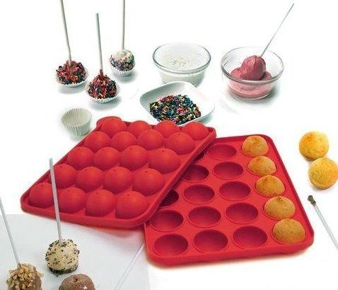Силиконовая форма для Кейк попс (CAKE POPS) 23х19см 20 ячеек - изображение 2
