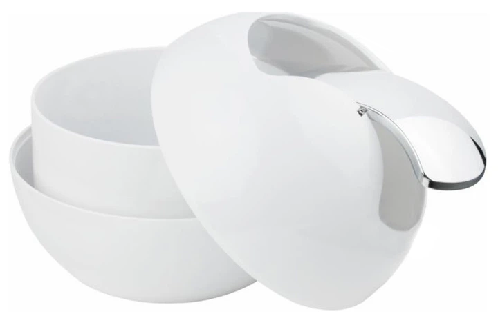 Ведро для мусора Spirella Plastic Bowl 14x16 см Белое (10.14964) - изображение 2