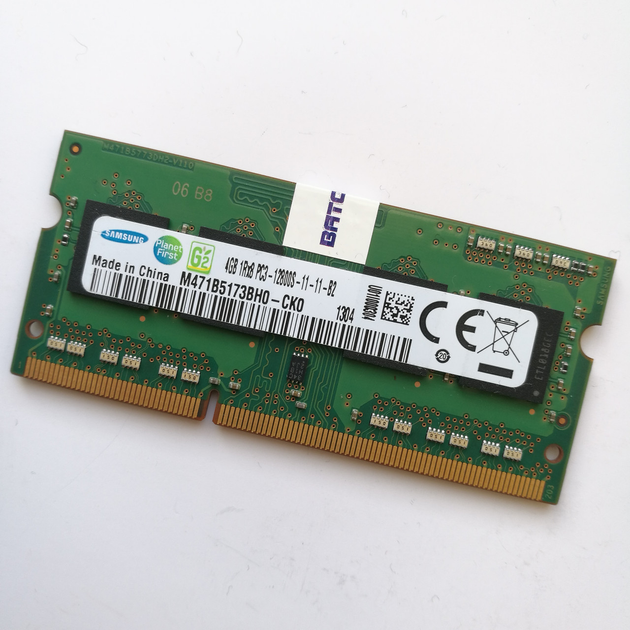 Оперативная память для ноутбука Samsung SODIMM DDR3 4Gb 1600MHz 12800s ...