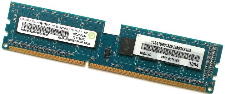Оперативная память Ramaxel DDR3L 4Gb 1600MHz PC3L-12800 1R8 CL11