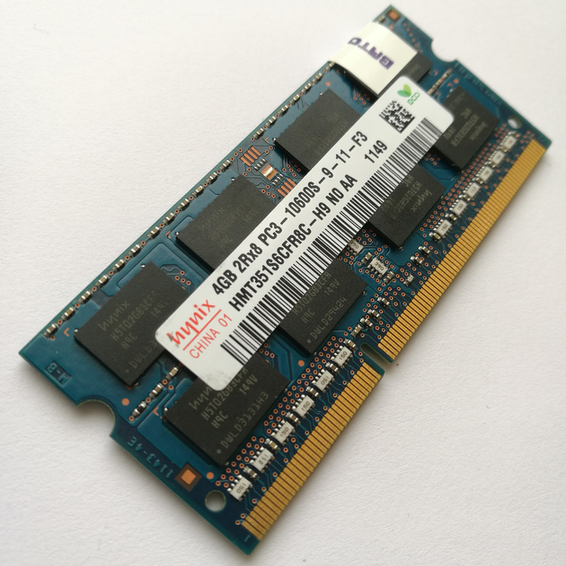 Оперативная память для ноутбука Hynix SODIMM DDR3 4Gb 1333MHz 10600s ...