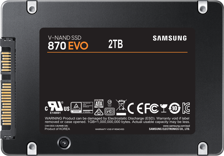 SSD диск Samsung 870 Evo-Series 2TB 2.5